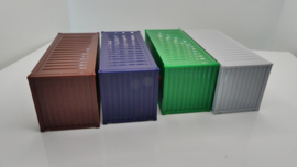 AWM H0 1:87 containerset 4 verschillende containers 20' ovp 90607