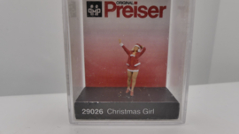 Preiser 1:87 H0 ovp 29026 Kerstvrouw zwaaiend Kerstmis