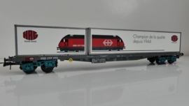 HAG H0 Goederenwagon SBB Flachwagen Sgss ovp  388 AC