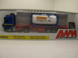 AWM 1:87 H0 Vrachtwagen Mercedes Trifleet transport Kreykenbohm Spedition Holzminden ovp 50943.3