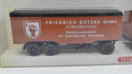 Wiking 1:87 H0 vrachtwagen Krupp Titan Friedrich Butzke ovp 891 37 41