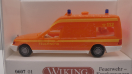 Wiking 1:87 H0 Mercedes Benz Binz Feuerwehr ambulance krankenwagen ovp 0607 01