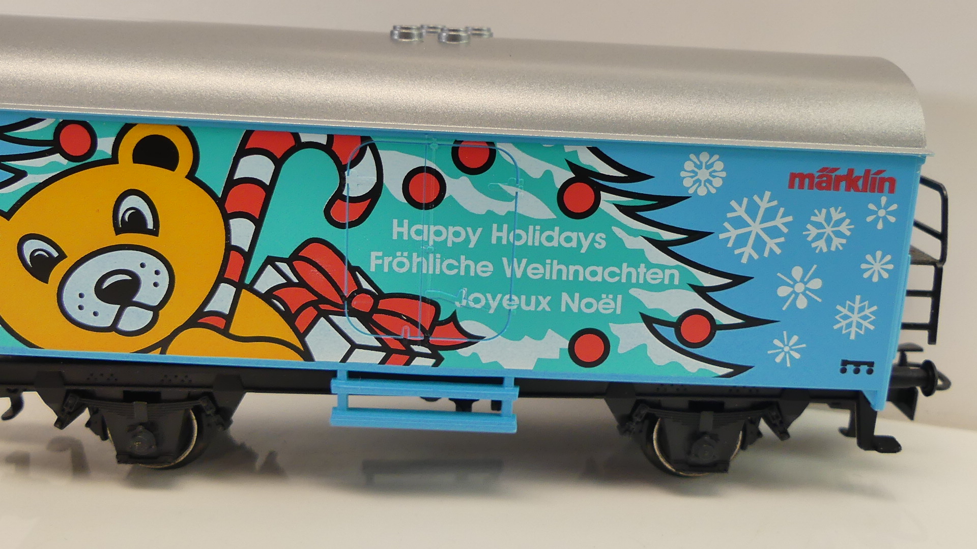 Märklin H0 goederenwagon koelwagon Kerst Fröhliche weihnachten Happy Holidays 1996 ovp 4415.042