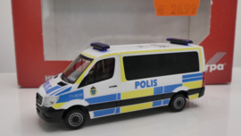 Herpa 1:87 H0 Mercedes Benz Sprinter Zweden Polis ovp 094719
