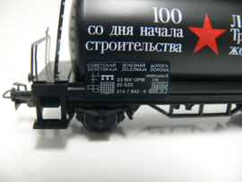 Märklin H0 goederenwagon Ketelwagen SZD Sovjet ketelwagen OVP 84443