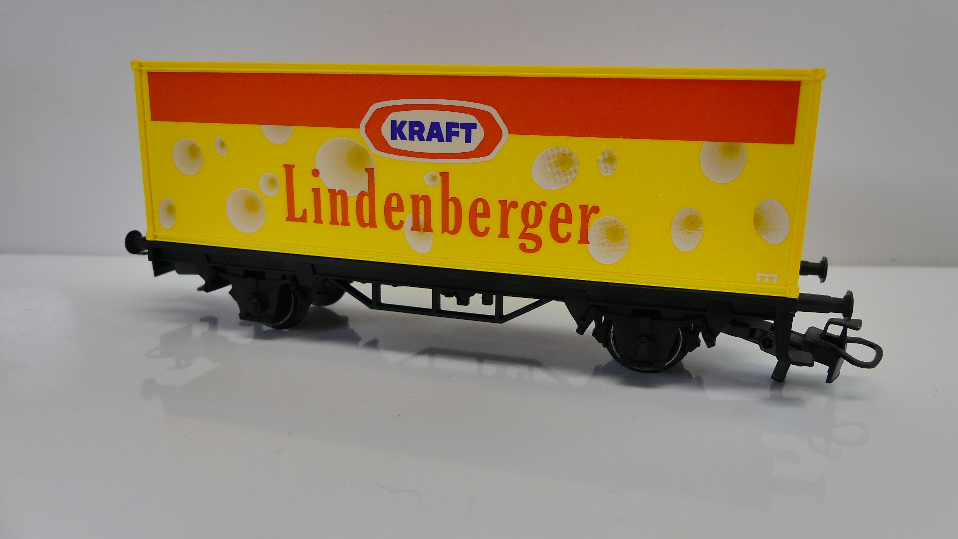 Märklin H0 goederenwagon Containerwagon Kraft Lindenberger ovp 4482