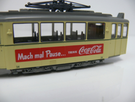 Kato / Lemke Collection H0 Tram Duwag Coca Cola  Ovp 102- 30910 gelijkstroom analoog