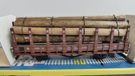 Piko H0  goederenwagon DR  Röngenwagon met Houtlading ovp 5/6416-015