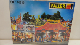 Faller 1:87 H0 bouwdoos 2 kermis kramen, Mäuse Circus + Hamburger OVP 140319
