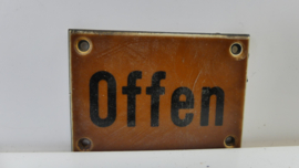 Orgineel Bordje: Station: Offen