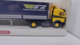 Wiking 1:87 H0 vrachtwagen Mercedes Central Trailer Rentco ovp 510 02 34