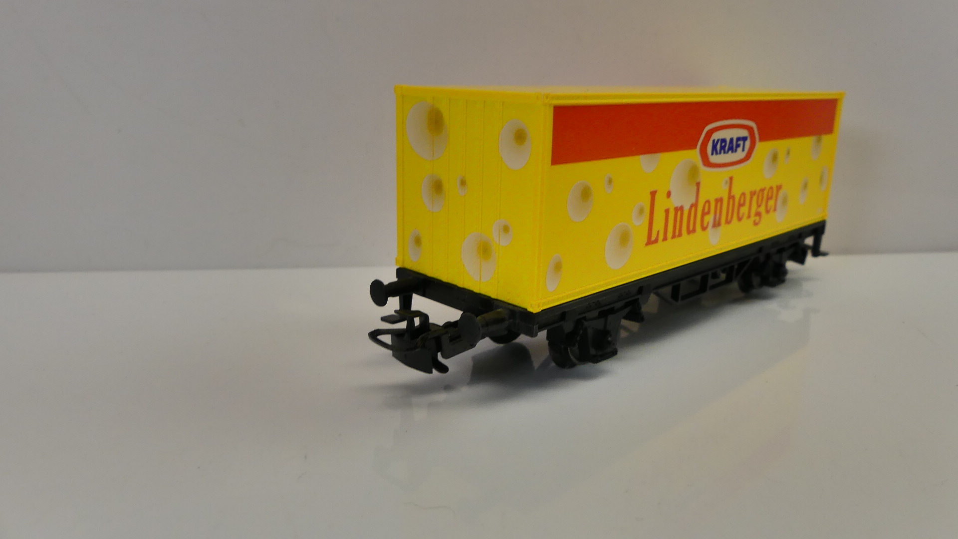 Märklin H0 goederenwagon Containerwagon Kraft Lindenberger ovp 4482