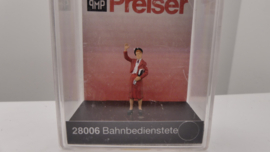 Preiser H0 Stations personeel vrouw ovp 28006