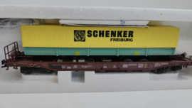 Roco H0  Hupack Trailer DB Taschenwagen Schenker Freiburg ovp 46356