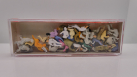 Preiser 1:87 H0 figuur: 48 zittende reizigers ovp 14400