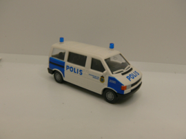 Roco 1:87 H0 Set Zweden, VW T3 + VW T4 transporter Polis Sweden ovp 2520
