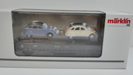 Märklin H0 Autotransportwagen set met Citroën 2CV4 ovp 46408