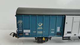 Piko H0 goederenwagon Transportbahn postwagen DBP ovp 54490 Philatelie serie