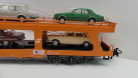 Märklin H0 Autotransporter ÖBB met 8 automodellen ovp 4174