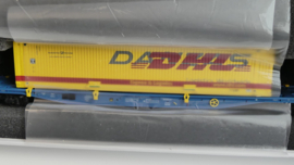 L.S.Models HO 2 delige Set Containerwagons Sgs DB-NACCO DHL ovp  36062
