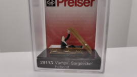 Preiser H0 vampier komt uit de kist ovp 29113