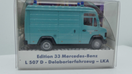 Wiking 1:87 H0 Mercedes Benz 507 D Delaborier Fahrzeug LKA ovp Edition 33 Lechtoys WLE 90033