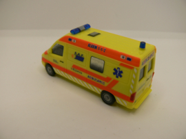 Herpa 1:87 H0 Mercedes Benz Sprinter Ambulance KIJLSTRA Drachten Oosterwolde ZEER Zeldzaam! SAF 200033