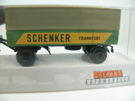 Brekina vrachtwagen Hanomag Henschel ENSER Schenker Frankfurt  ovp 37608