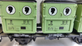 Roco H0 DB Container goederenwagon Schwarzkopf DB OVP 46522 AC