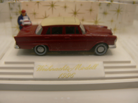 Wiking 1:87 H0 Mercedes Benz 220 met figuur Weihnachtsmodell 1996 ovp 8240233