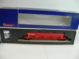 Roco H0  Schwenkdachwagen Cargo Tadgs zelflosser DB  ovp 66371