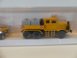 Wiking 1:87 H0 vrachtwagen Dieplader en 'Kaelble'-Truck ovp 851 39 48