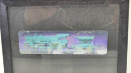 Holografische strip locomotief ingelijst