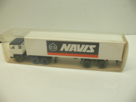 Wiking 1:87  H0  vrachtwagen Scania container transport Navis / Brambles  OVP 25 520