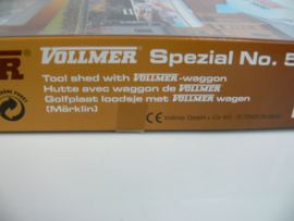 Vollmer H0 bouwpakket + goederenwagon DB opdruk Vollmer Special NO 5  ovp  5632