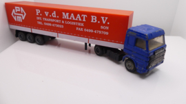 EFSI 1:87 H0 Vrachtwagen Scania P v.d. Maat BV Son