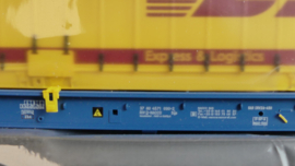 L.S.Models HO 2 delige Set Containerwagons Sgs DB-NACCO DHL ovp  36062