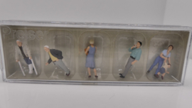 Preiser H0 reizigers verschillende houdingen ovp 10454
