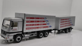 Schuco 1:87 H0  vrachtwagen Mercedes Euroleasing