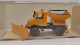 Wiking 1:87 H0 werkverkeer Nercedes Unimog met sneeuwruimer ovp 18646