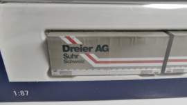 Rietze 1:87 H0  Afzet containers - wisselbak containers Dreier ovp 89038.01