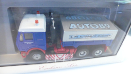 Herpa 1:87 H0 Exclusiv,  Mercedes zwaar transport / balast transport opdruk 9. int. Autosalon München ovp 850002