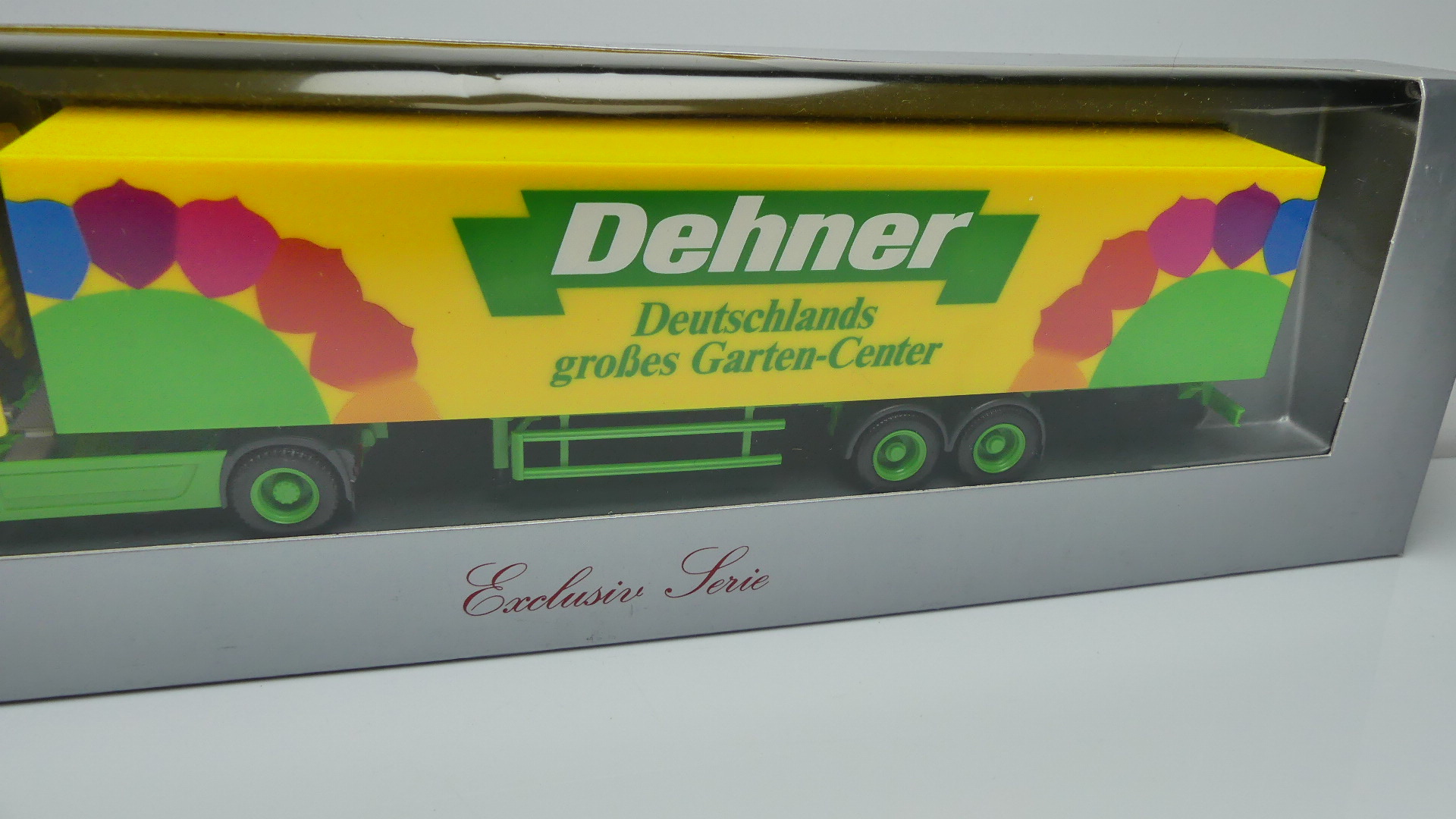 Herpa 1:87 H0 vrachtwagen  Mercedes Actros Dehner Garten-Center ovp
