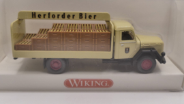 Wiking 1:87 H0 vrachtwagen Magirus Mercur drankenhandel Herforder Bier ovp 848 40 38