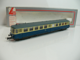 Lima  H0 dieseltreinstel Railcar Cremé blauw DB BR 515 gelijkstroom analoog ovp 201217