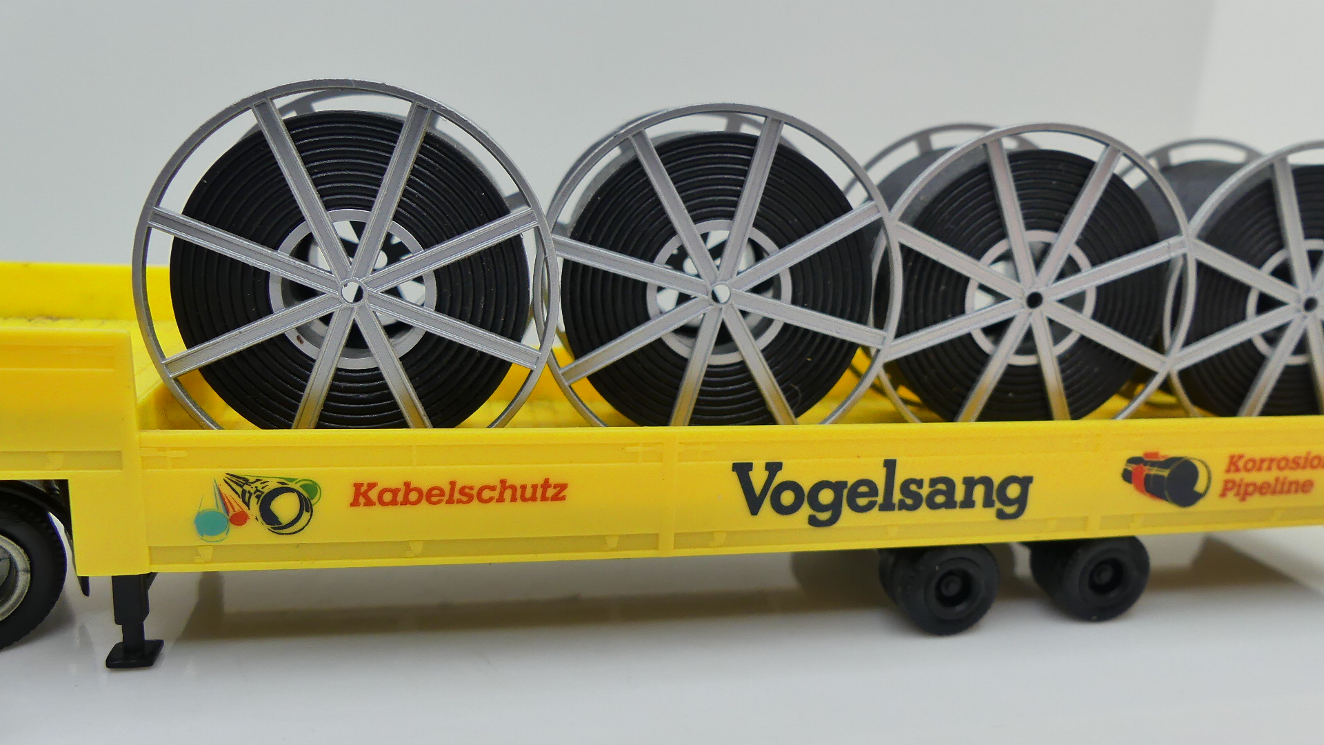 1:87 H0 Vrachtwagen Scania Vogelsang met kabelrollen lading