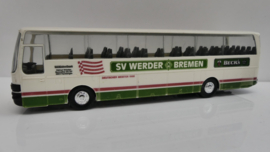 Herpa 1:87 H0 Kässbohrer Setra S 215 HD  SV WERDER BREMEN Bundesligabus Meister 1988
