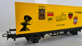 Märklin H0 1:87 Containerwagon 10-07-1990 DB  goederenwagon Mechelen Göppingen ovp 90722