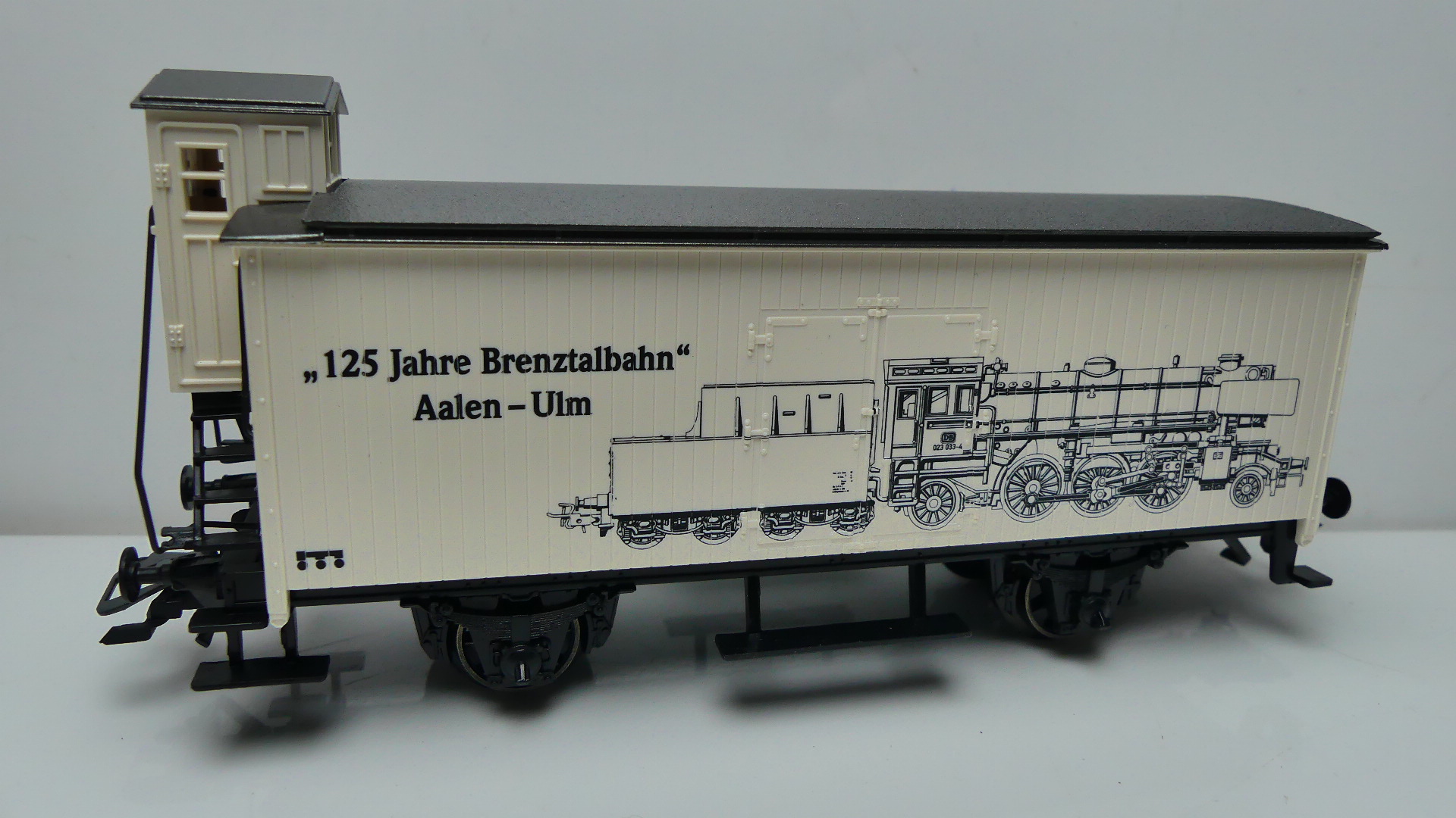 Märklin H0 Goederenwagon Märklin 125 Jahre Brenztalbahn Aalen - Ulm ovp 94094