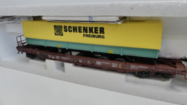 Roco H0  Hupack Trailer DB Taschenwagen Schenker Freiburg ovp 46356